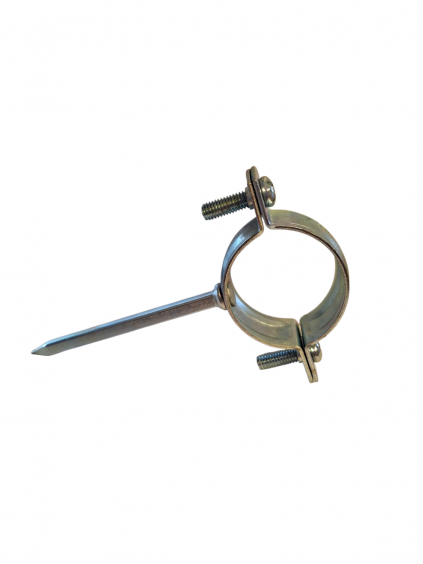 Verzinkte Stiftrohrschelle 1 1/2 Zoll – Spannbereich 48–56 mm